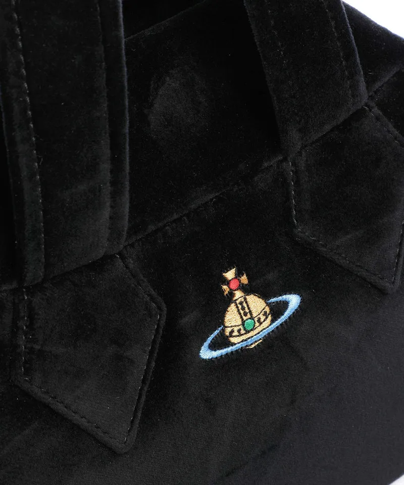 Vivienne Westwood Archive Velvet Medium Sac à main black