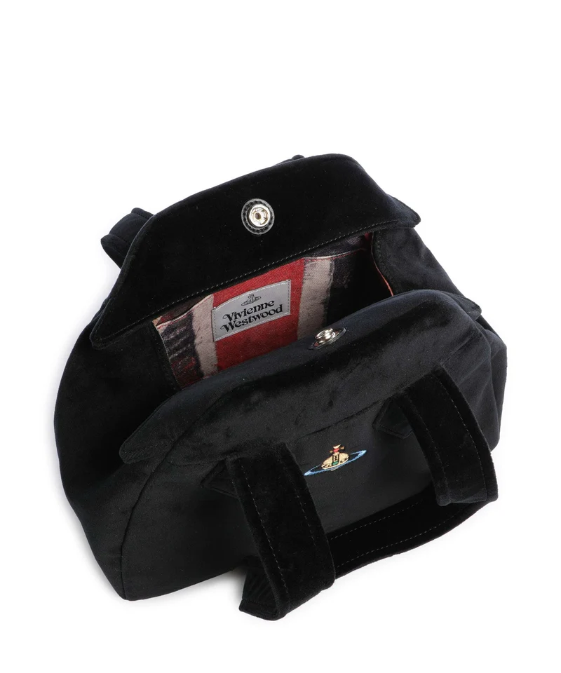 Vivienne Westwood Archive Velvet Medium Sac à main black