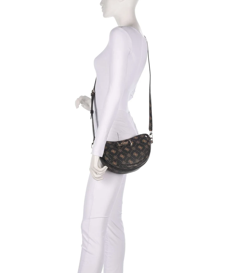 Guess Silia Sac bandoulière espresso logo