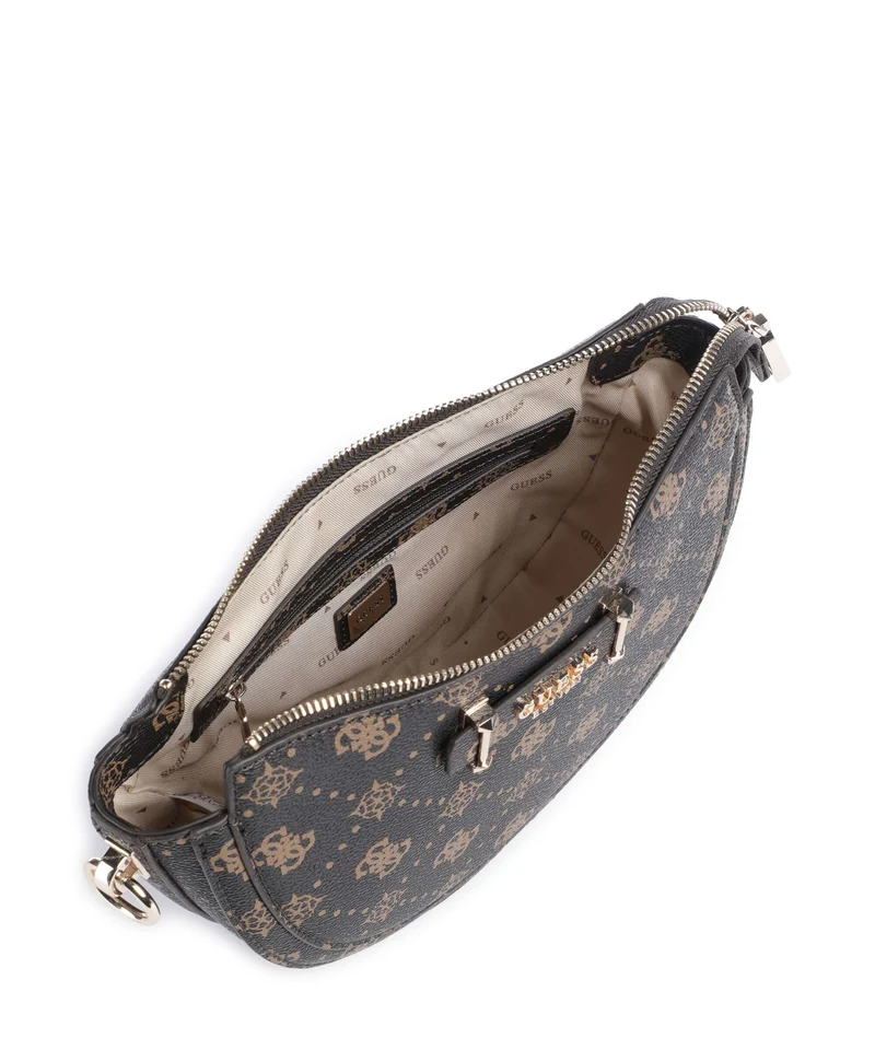 Guess Silia Sac bandoulière espresso logo
