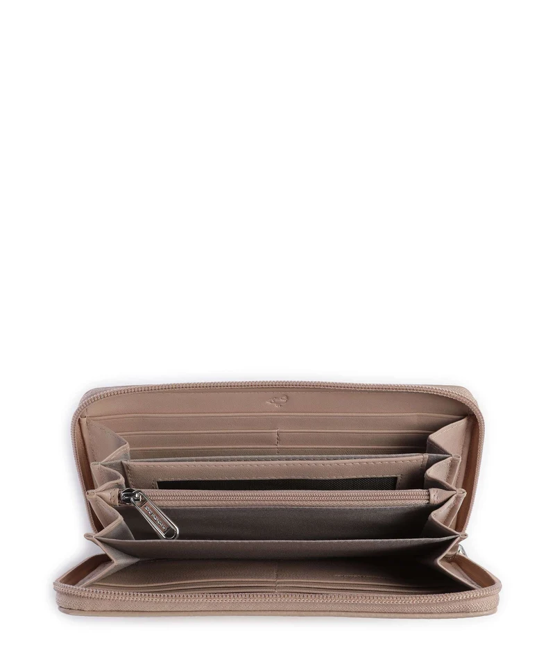 Mandarina Duck Mellow Leather Portefeuille warm taupe