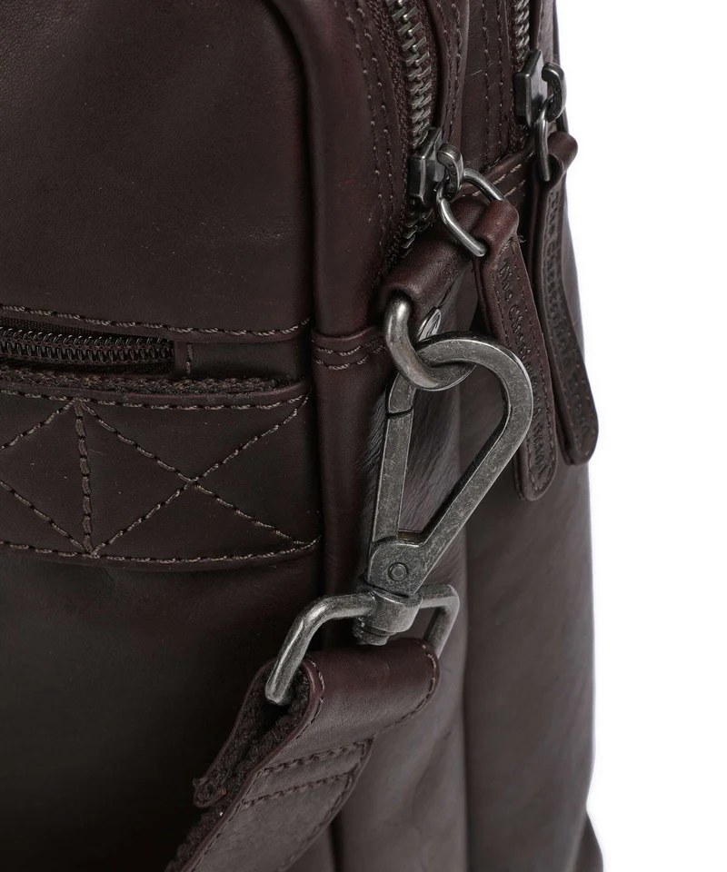 The Chesterfield Brand Wax Pull Up Cow Fabian Porte-document brown