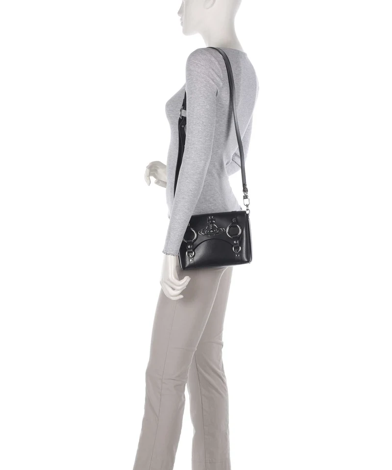 Vivienne Westwood Kim Smooth Sac bandoulière black