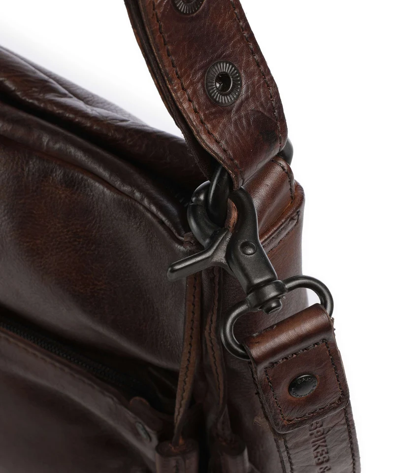Spikes & Sparrow Apache Saar Sac porté épaule dark brown