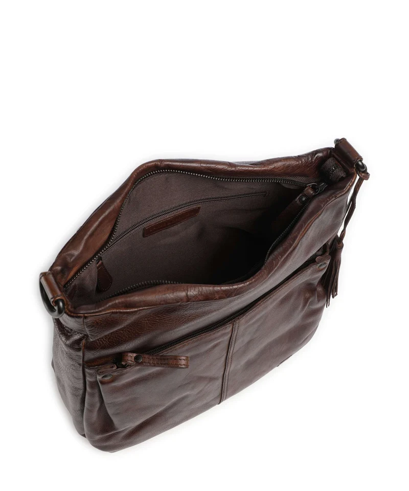 Spikes & Sparrow Apache Saar Sac porté épaule dark brown
