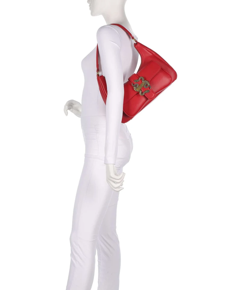 Just Cavalli Iconic Snakes Sac porté épaule tango red