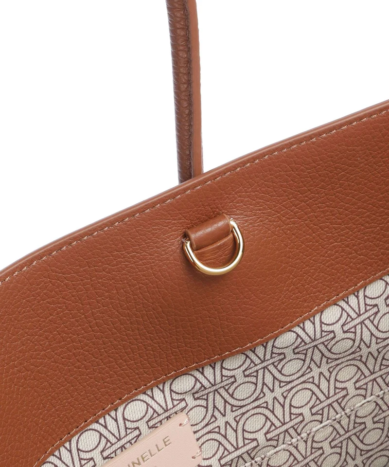 Coccinelle Myrtha Denim Cabas blue/cognac