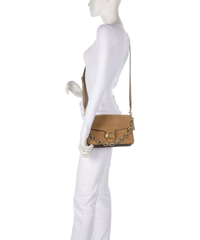 Coach Tabby Chain Sac porté épaule sand