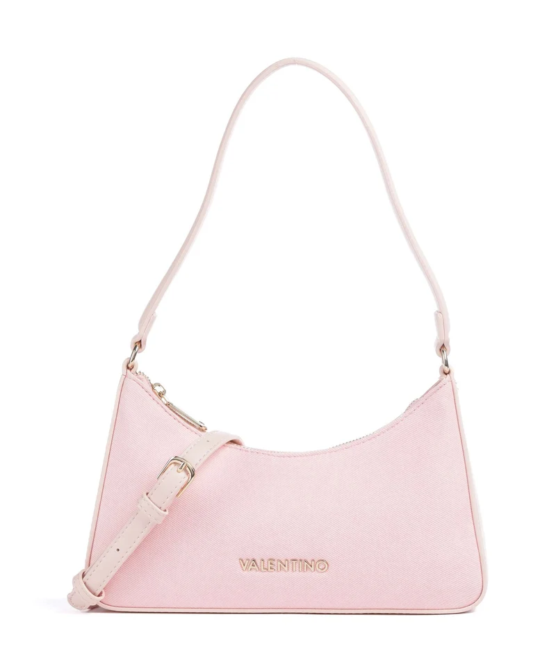 Valentino Bags Kelly Denim Sac porté épaule rosa