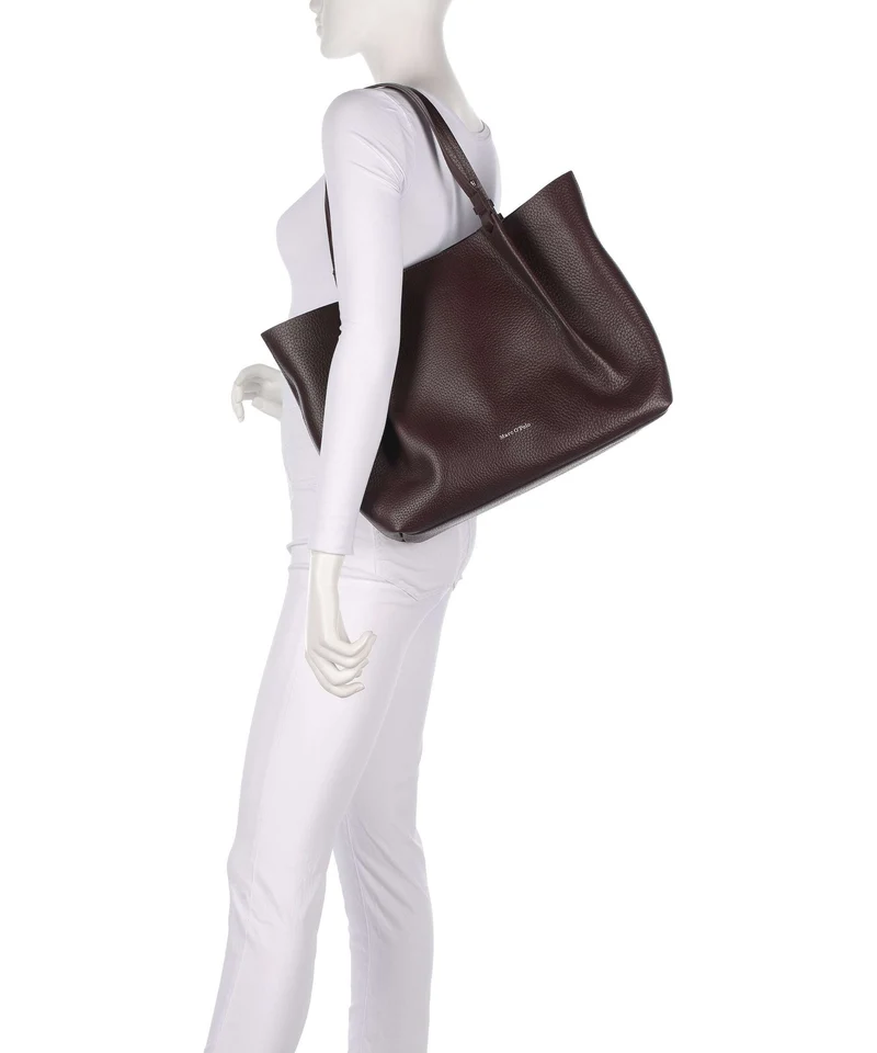 Marc O'Polo Bellar M Cabas dark aubergine