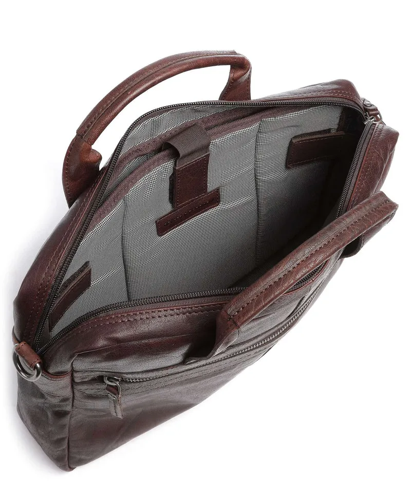 Spikes & Sparrow Bronco Porte-document dark brown
