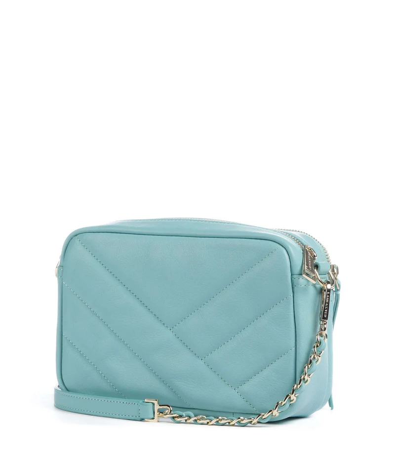 Lancaster Soft Matelassé Sac bandoulière lagon