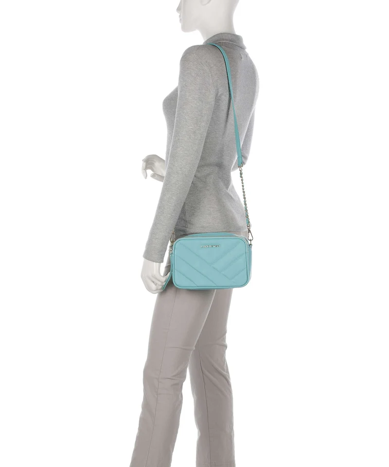 Lancaster Soft Matelassé Sac bandoulière lagon
