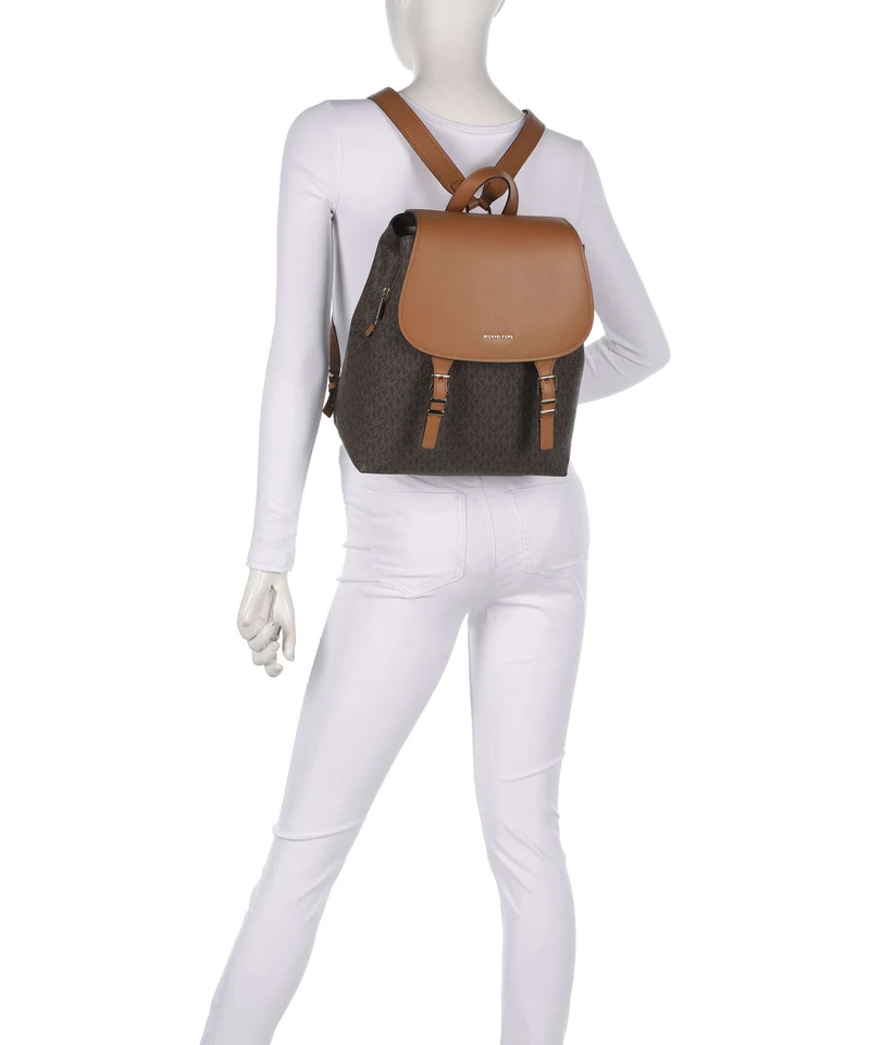 Michael Kors Quinn Medium Sac à dos brown/acorn