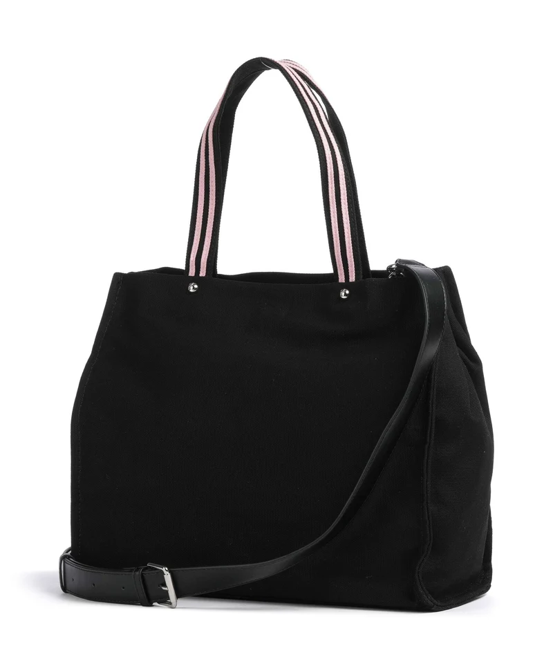 Juicy Couture Iris Patch Canvas L Cabas black/juicy pink