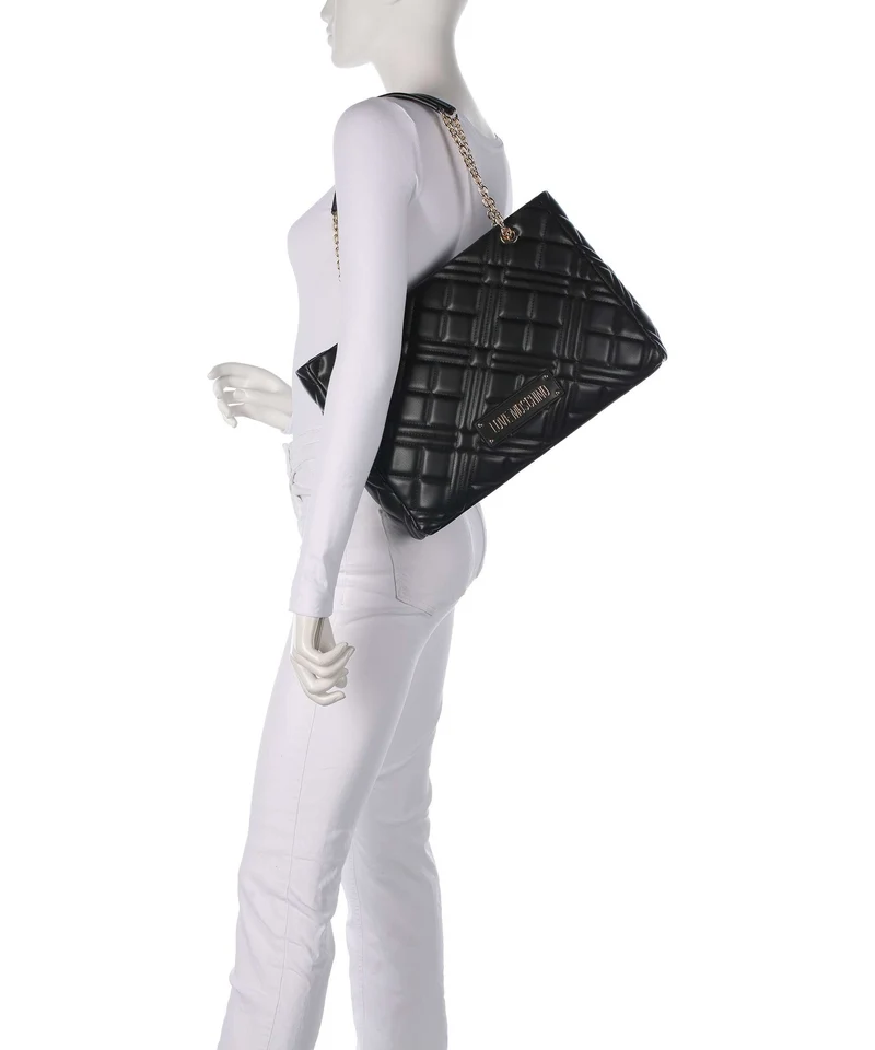 Love Moschino Quilted Cabas black