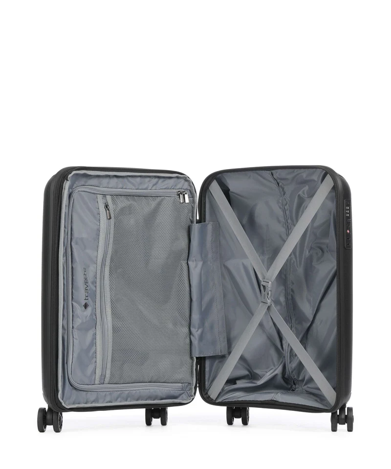 Travelite Skymate Valise 4 roues schwarz