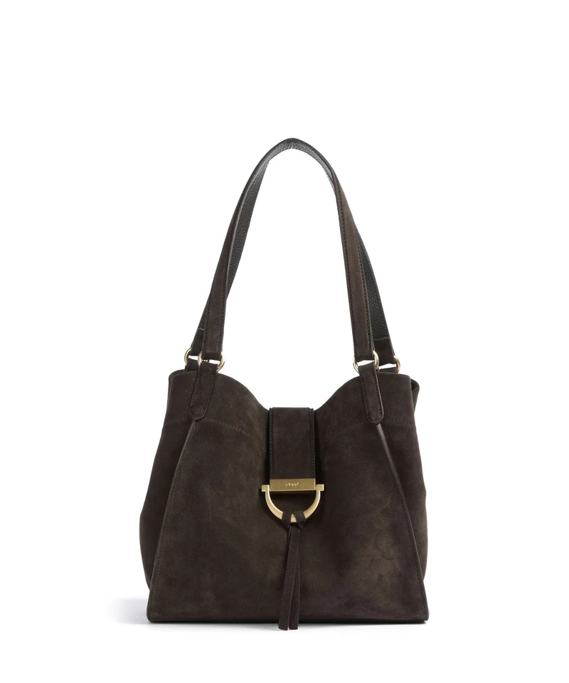 Abro Suede Temi Cabas dark brown