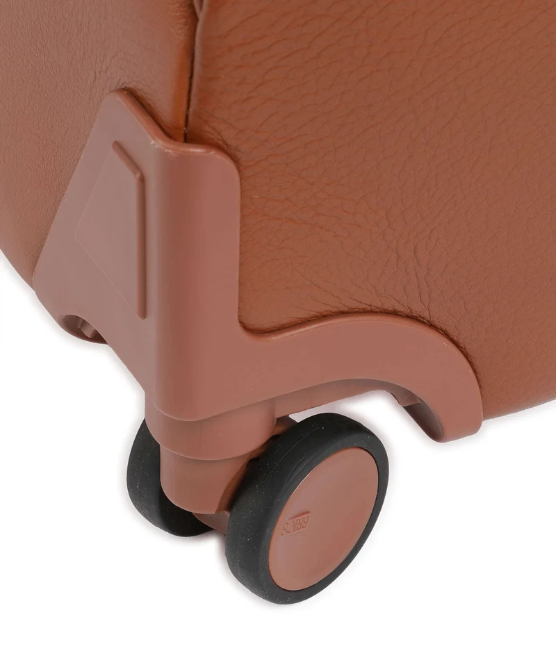 Brics Life Pelle Valise 4 roues leder