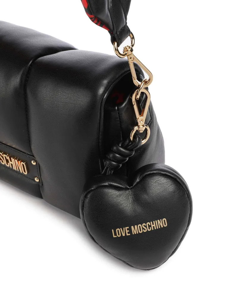 Love Moschino Puffy Sac porté épaule black/red