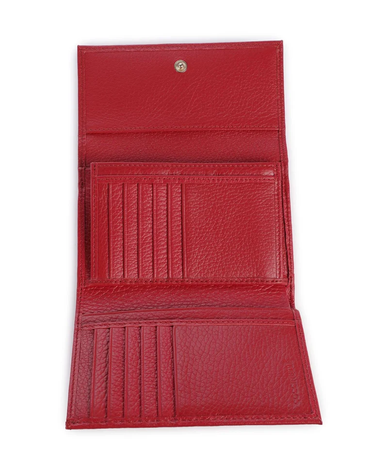 Coccinelle Metallic Soft Portefeuille ruby