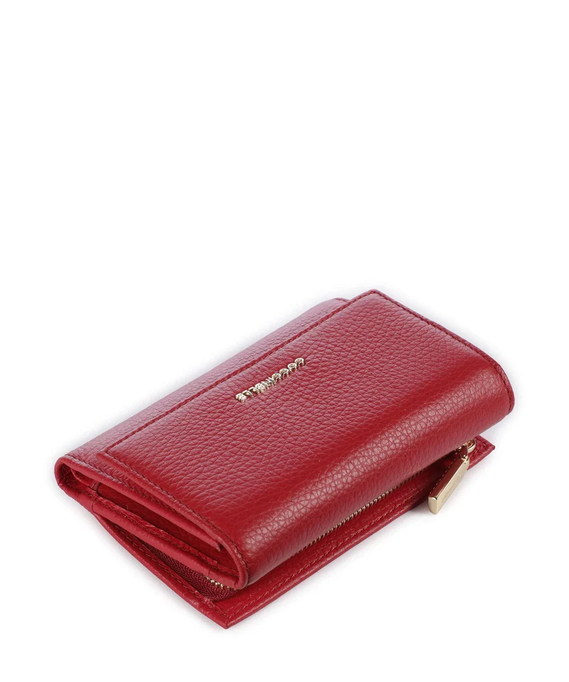 Coccinelle Metallic Soft Portefeuille ruby