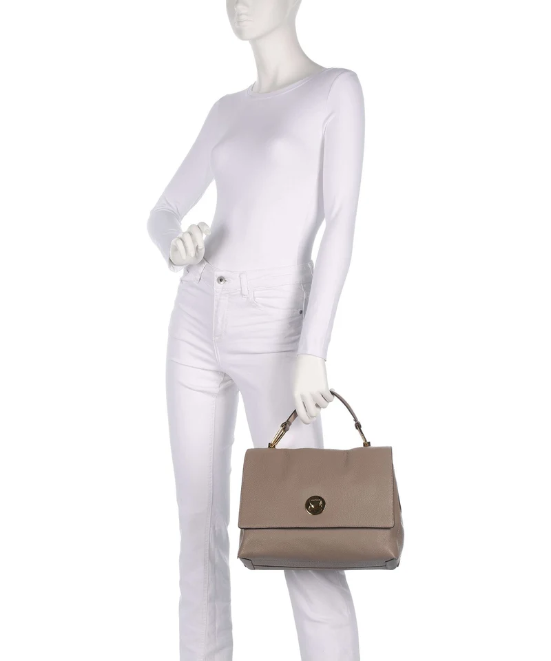 Coccinelle Liya Sac à main warm taupe/rosette