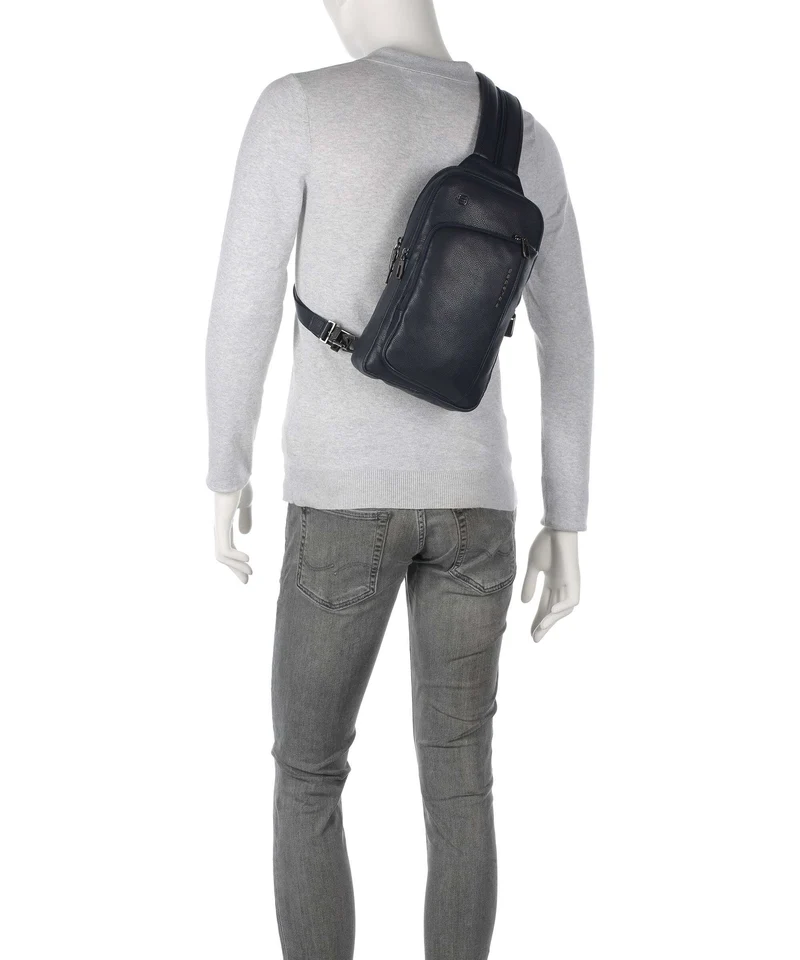 Piquadro S134 Sac sling blue