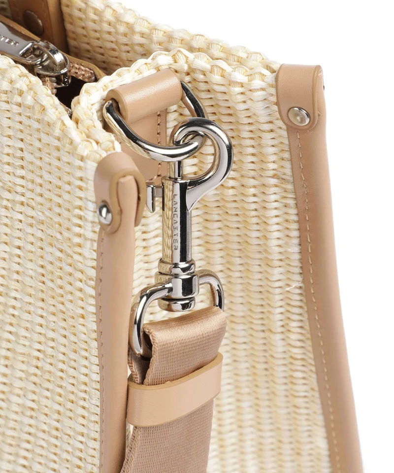 Lancaster Actual Osier Mini Sac à main beige