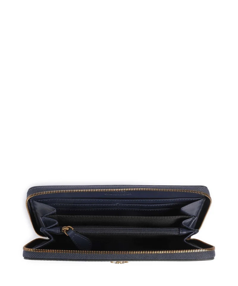 Pinko Ryder Portefeuille blu indaco ombroso/antique gold