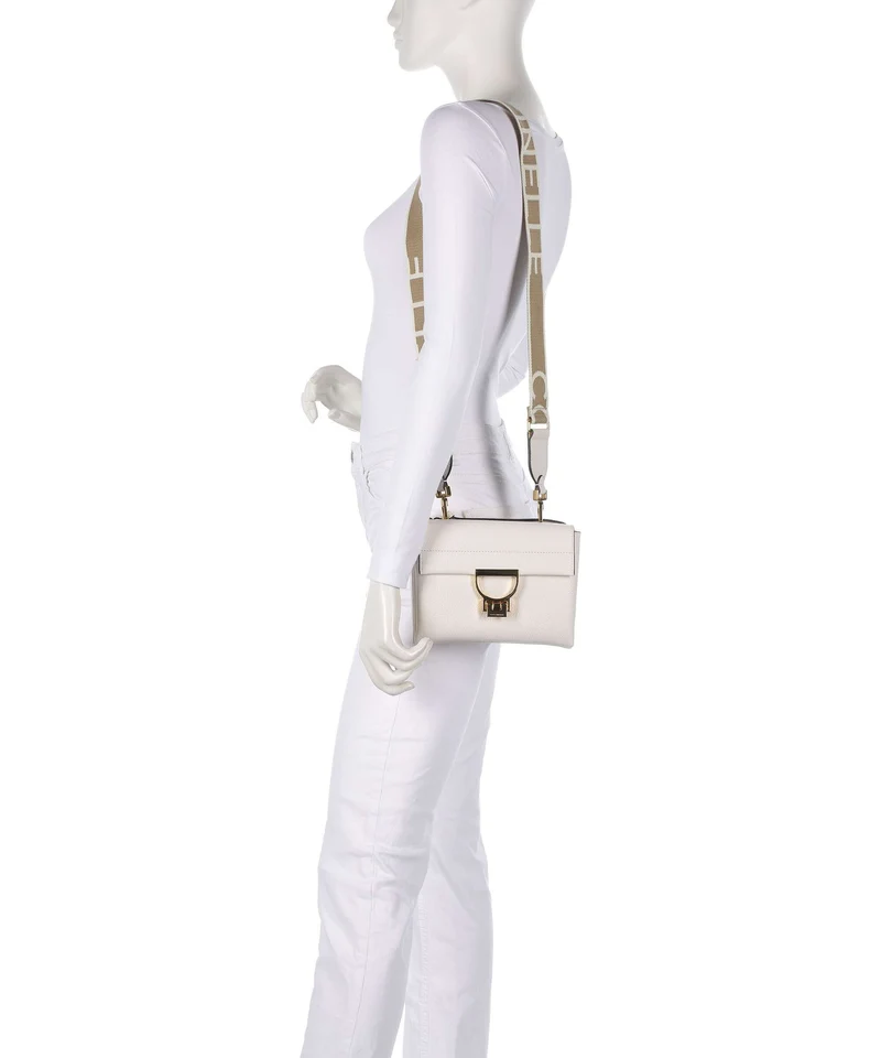 Coccinelle Arlettis Signature Sac bandoulière blanco