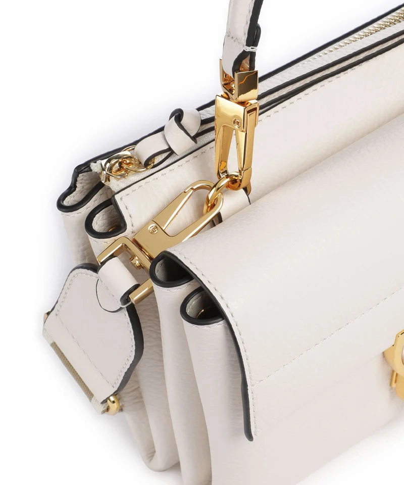Coccinelle Arlettis Signature Sac bandoulière blanco