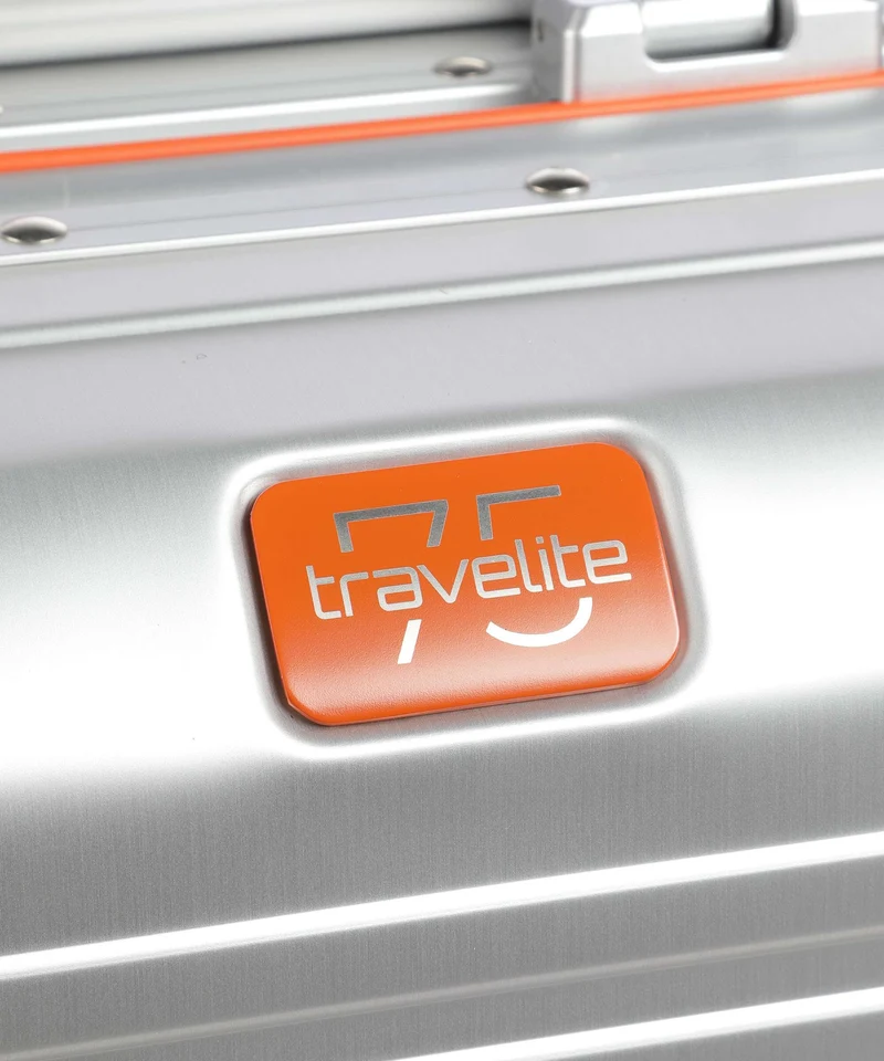 Travelite Next Valise 4 roues silber orange