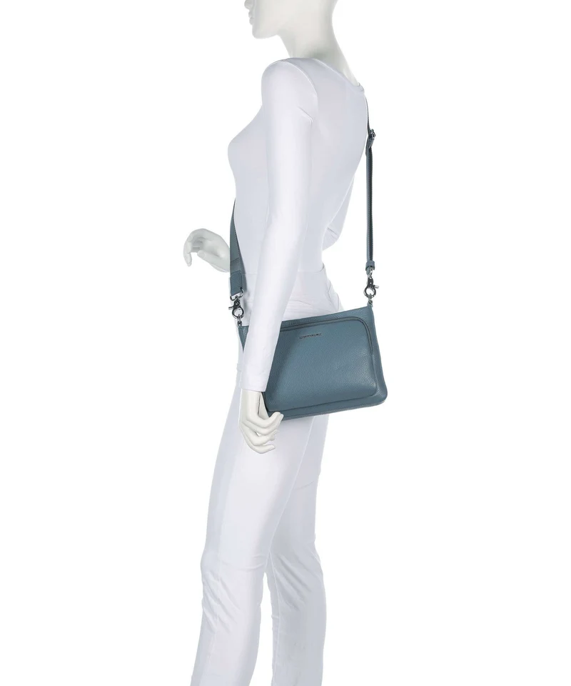 Mandarina Duck Mellow Leather Sac bandoulière iron