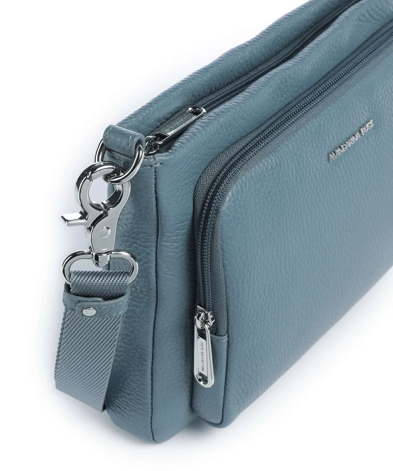 Mandarina Duck Mellow Leather Sac bandoulière iron