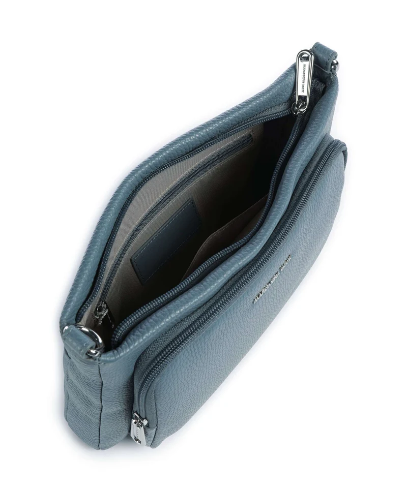 Mandarina Duck Mellow Leather Sac bandoulière iron