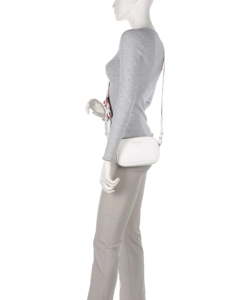 Emporio Armani Lilly Sac bandoulière white/brown