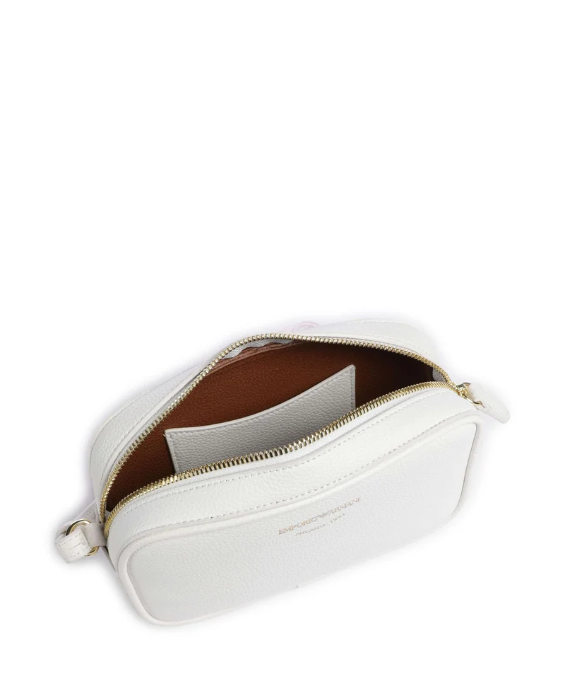 Emporio Armani Lilly Sac bandoulière white/brown
