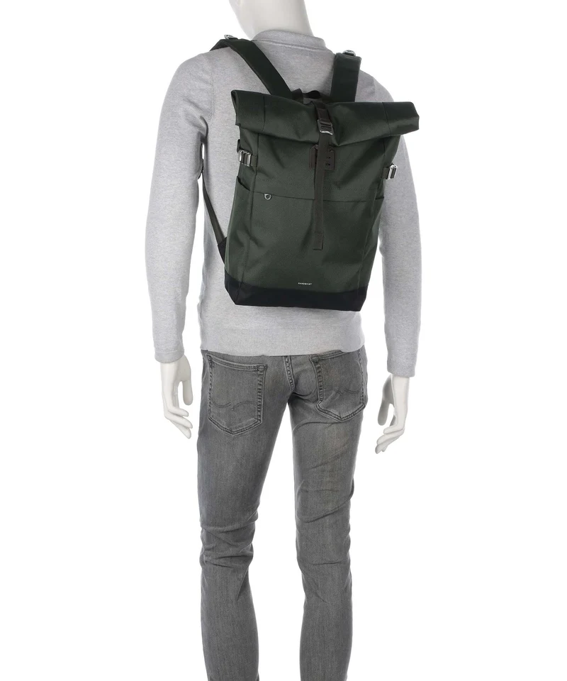Sandqvist Icon M Sac à dos roll-top ice blue