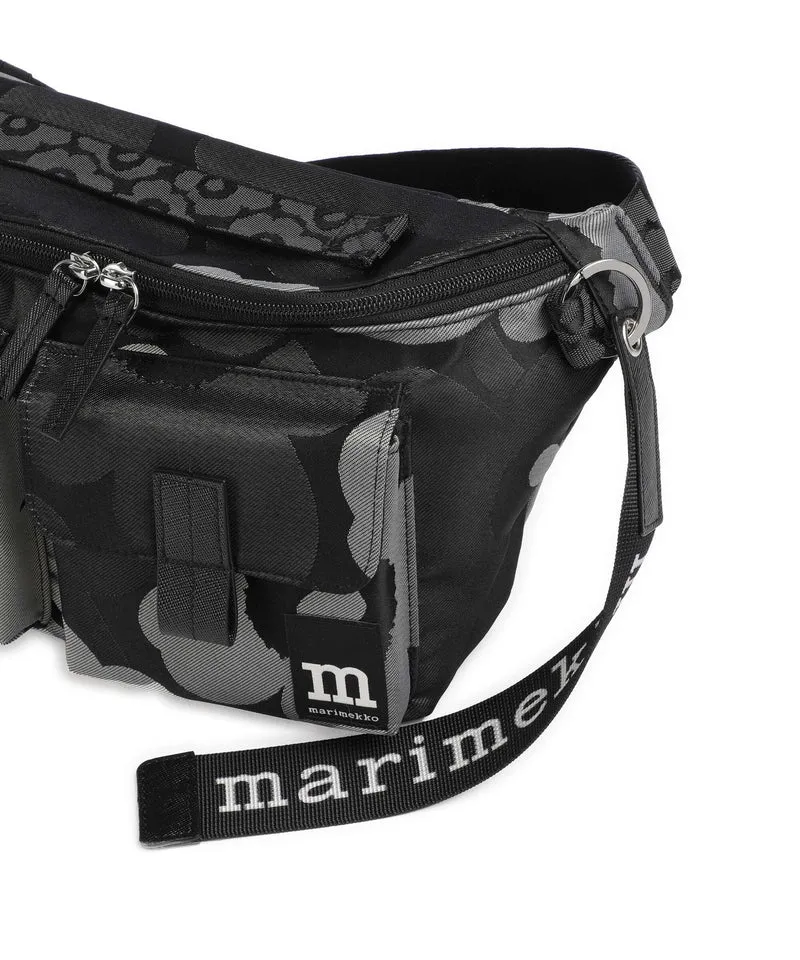 Marimekko Unikko M Sac bandoulière grey/dark grey/black