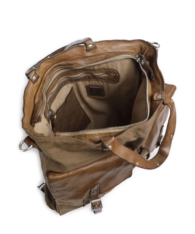 Campomaggi Sac à main porté dos verde militare