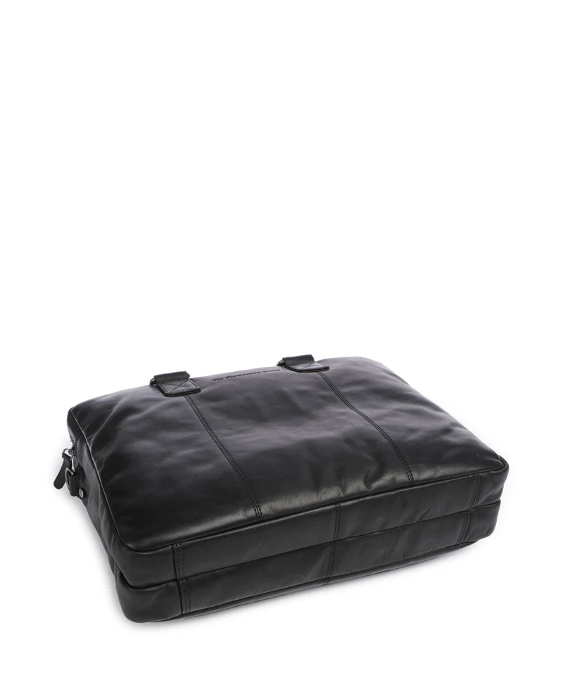 The Chesterfield Brand Wax Pull Up Cow Fabian Porte-document black