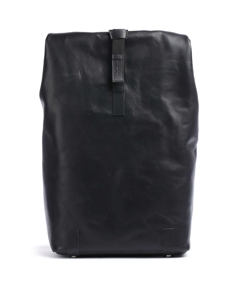 Brooks England Pickwick Leather Large Sac à dos roll-top black