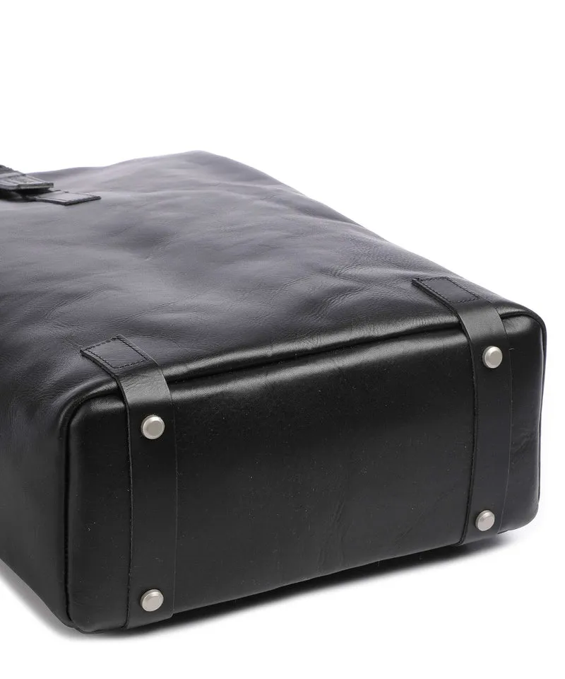 Brooks England Pickwick Leather Large Sac à dos roll-top black