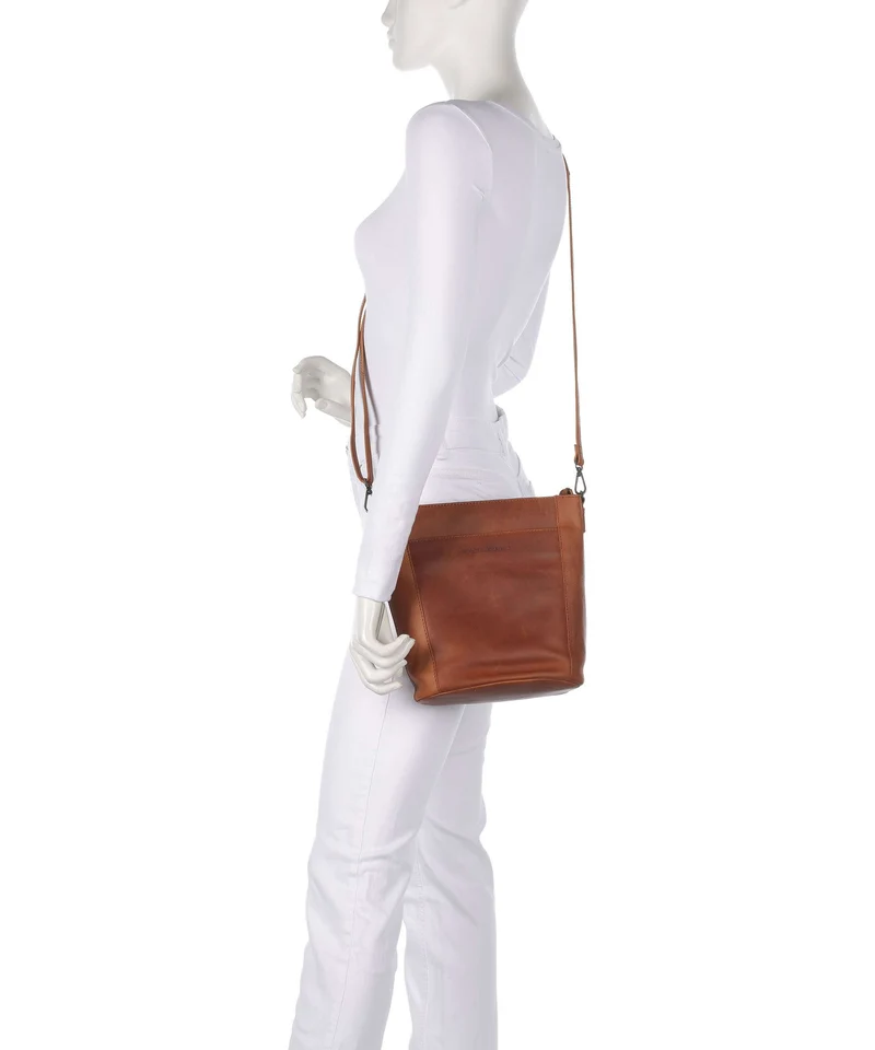The Chesterfield Brand Wax Pull Up Cow Moore Sac seau cognac