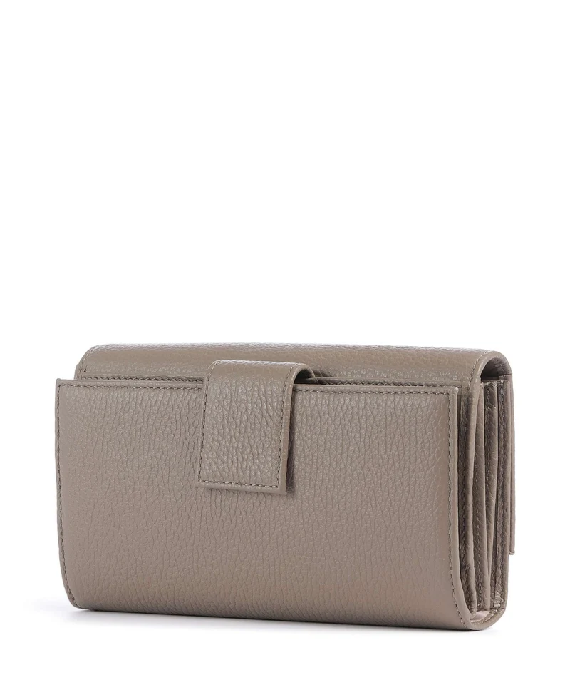 Coccinelle Metallic Soft Portefeuille warm taupe