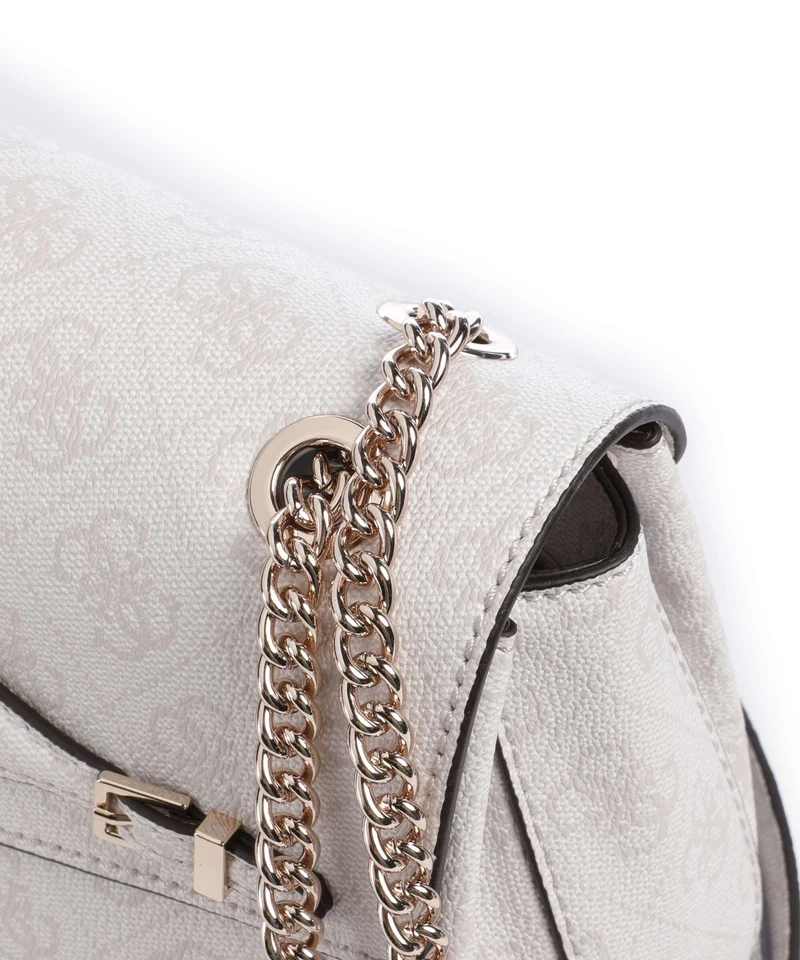Guess Katya 4G Logo Sac porté épaule white logo