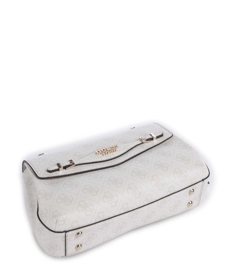 Guess Katya 4G Logo Sac porté épaule white logo
