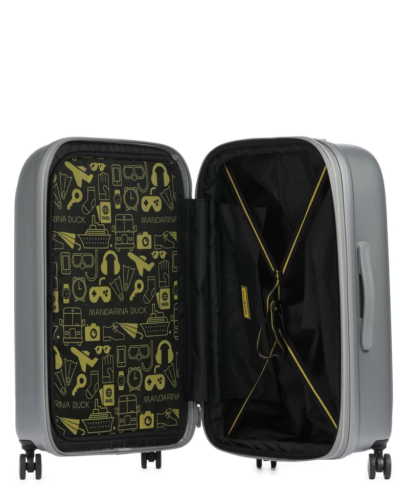 Mandarina Duck Logoduck+ Valise 4 roues silver