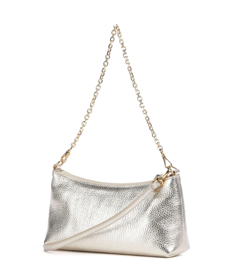 Coccinelle Aura Sac porté épaule pale gold